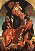 BASSANO, Jacopo Madonna and Child with Saints ff oil painting reproduction